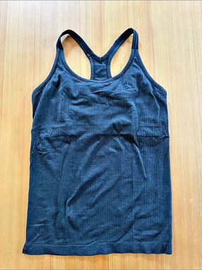 lululemon Ebb to Street Racerback Tank Black - Size 10